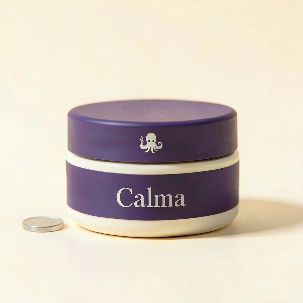 Calma · Crema hidratante · escala