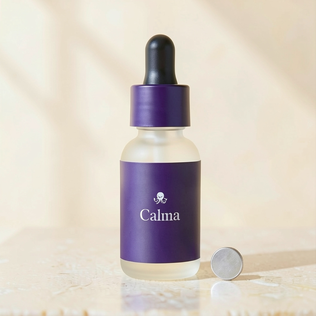 Calma · Sérum de noche · escala