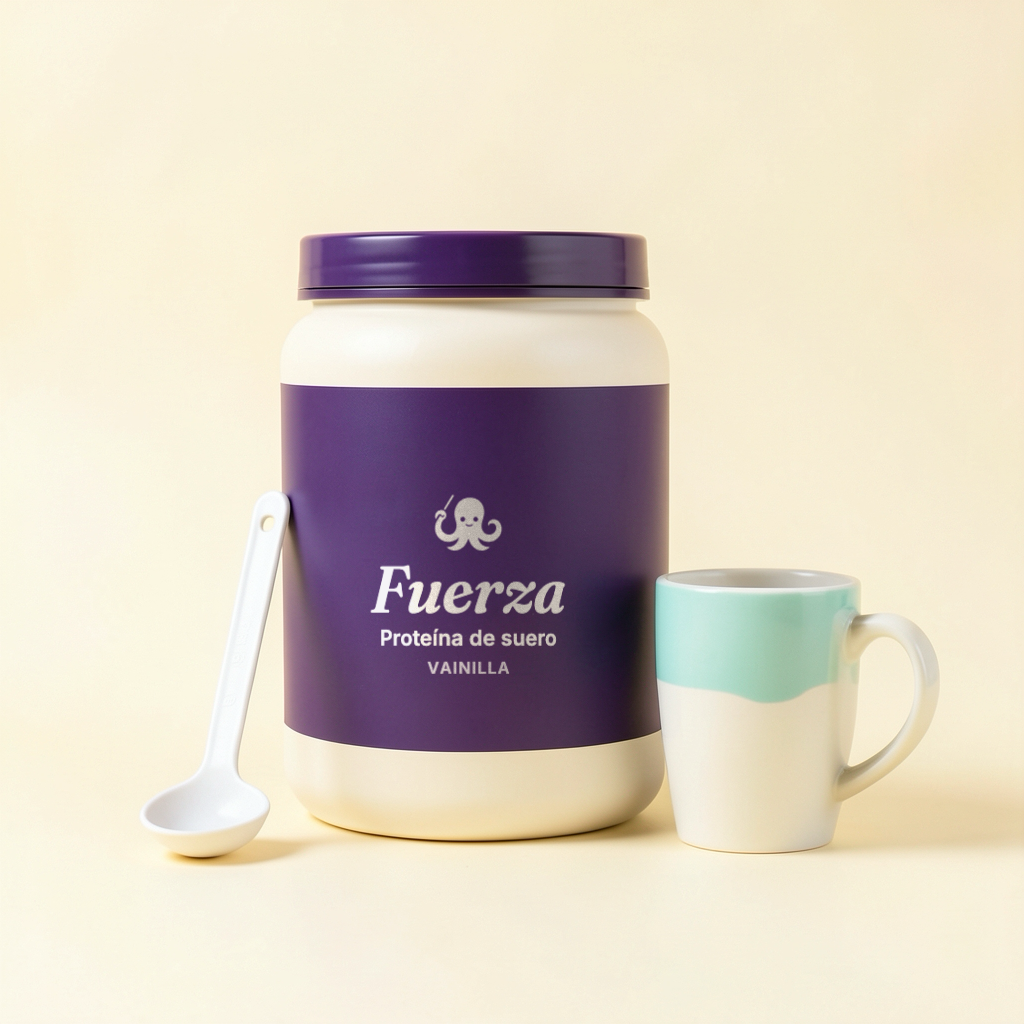 Fuerza · Proteína de suero · escala
