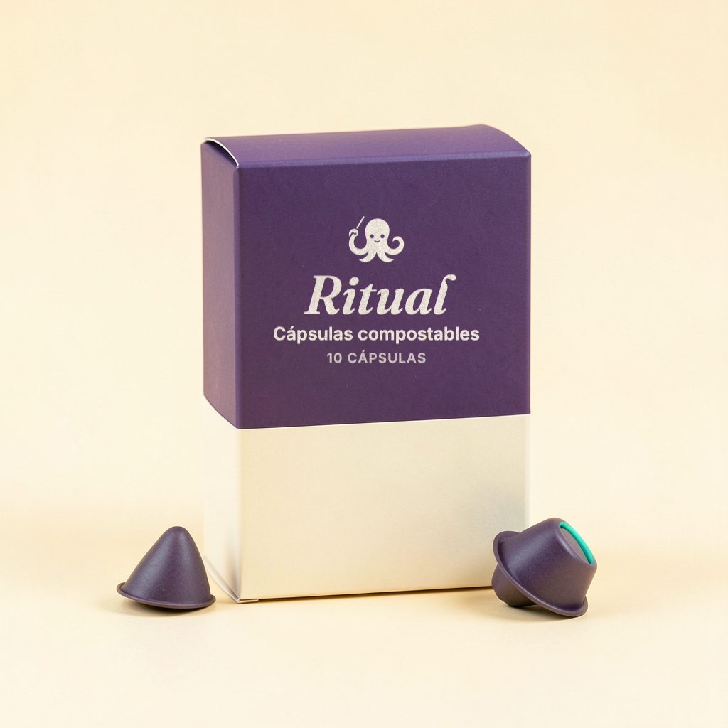 Ritual · Cápsulas compostables · detalle